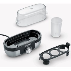 SEVERIN Ggekoger – Elegant Rustfrit Stål, Model 4008146036675 – Perfekt til Sund Madlavning!